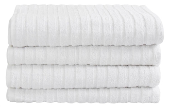 Badelaken - 100x150 cm - Hvit - 100% Bomull - Standhåndkle fra By Borg