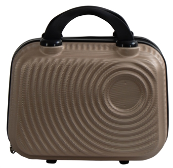Liten praktisk koffert - Small beautybox - Gull oppbevaringsboks