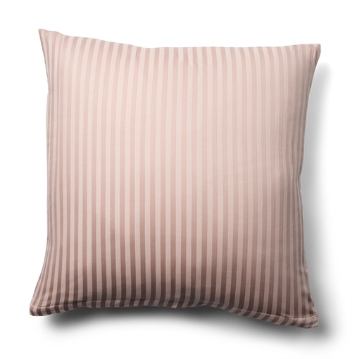 Putetrekk 60x63 cm - 100% bomullssateng - Rosa ensfarget putetrekk - Borg Living