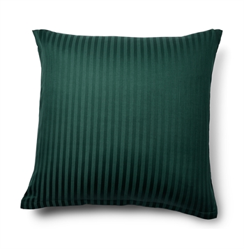 Putetrekk - 60x63 cm - 100% Bomullssateng - Stripet Grønn