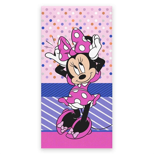Badehåndkle - Minnie Mouse håndkle - 70x140 cm - 100% myk bomull
