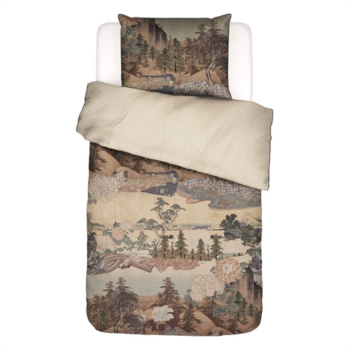 Essenza sengetøy - 100% bomullssateng sengesett - 140x200 cm - Carice Multi sengelaken