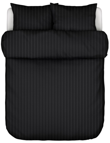 Sengetøy - 200x220 cm - Jora Black - Svart - 100% bomullsateng - Marc O'Polo Sengetøy , Dobbelt sengetøy , Dobbelt sengetøy 200x220 cm