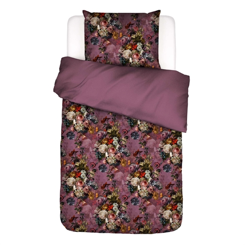 Essenza sengetøy - 140x220 cm - 100% bomullssateng sengesett - Karli Purple Tulip sengelaken