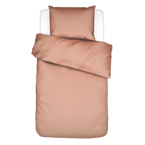 Essenza sengetøy - 140x220 cm - 100% bomullssateng sengesett - Minte Bright Terra sengelaken