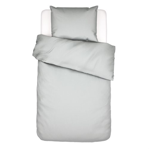 Essenza sengetøy - 140x220 cm - 100% bomullssateng sengesett - Minte Grey sengelaken