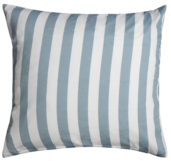 Putetrekk - 100% Bomullssateng - Nordic Stripe støvblått - Stripete - 60x63 cm