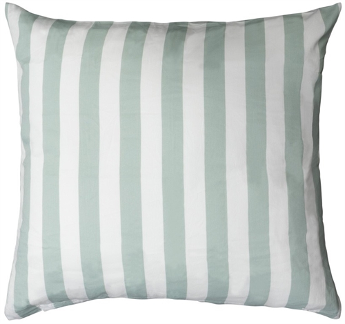 Putetrekk 60x63 cm - Nordic Stripe Mint - Mint og hvit - 100% bomullssateng