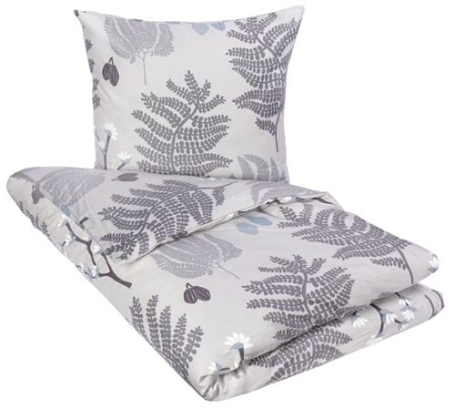 Dobbelt Sengetøy - Mette Ditmer - Domino Blå - 200x200 cm - Bomullssateng Sengetøy