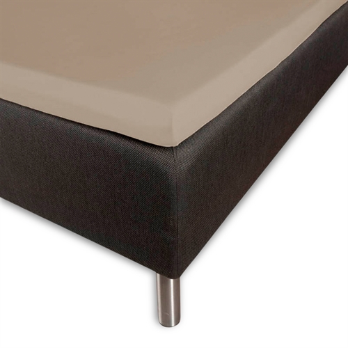 Bambuslaken - Konvoluttlaken 180x200x8 cm - Sand - 100% bambus - Laken til overmadrass