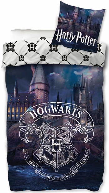 Harry Potter sengetøy - 150x210 cm - Harry Potter - Hogwarts mystery - 2 i 1 design - 100% bomull