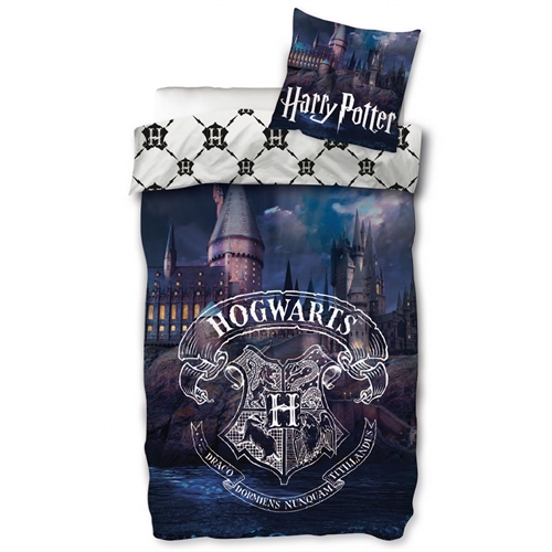 Harry Potter sengetøy - 150x210 cm - Hogwarts mystery - 2 i 1 sengesett - 100% bomull