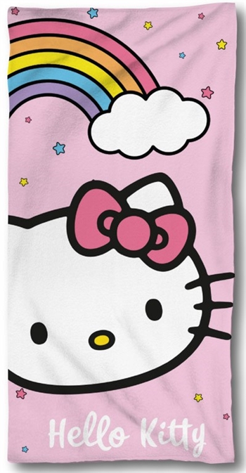Badehåndkle - Hello Kitty - 70x140cm