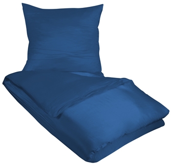 Silke sengetøy - 140x200 cm - Blå - 100% Silke - Butterfly Silke
