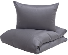 Dobbeldyne sengesett - 200x220 cm - Bambus sengetøy - Turiform - Enjoy grå