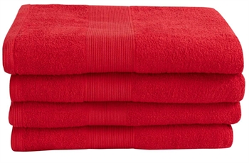 Badehåndkle - 70x140 cm - Rød - Premium By Borg