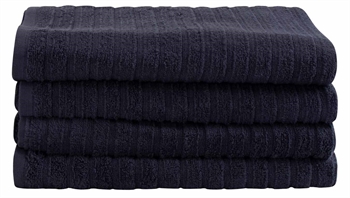 Badehåndkle - 70x140 cm - Mørkeblå - 100% Bomull - By Borg badehåndklær