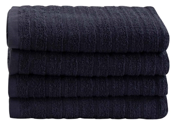 Håndkle - 50x100 cm - Mørkeblå - 100% Bomull - Håndklær By Borg