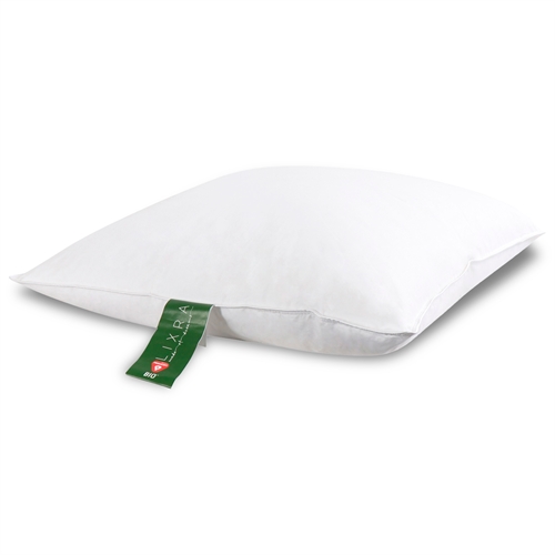 BIO hodepute - høy hodepute - 60x63 cm - allergivennlig pute - fiberpute - Lixra Bio