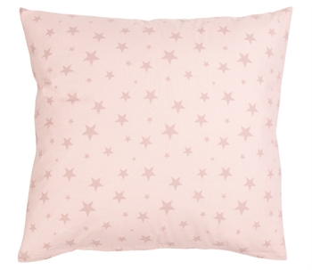 Putetrekk - 100% bomull - Star rosa - 60x63 cm