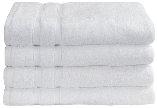 Bambus badelaken - 100x150 cm - Hvit - Myke håndklær fra Premium by Borg