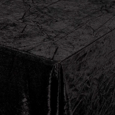 Velourduk - Svart - 3 meter - Nervøs fløyel - Pakke med 3 meter
