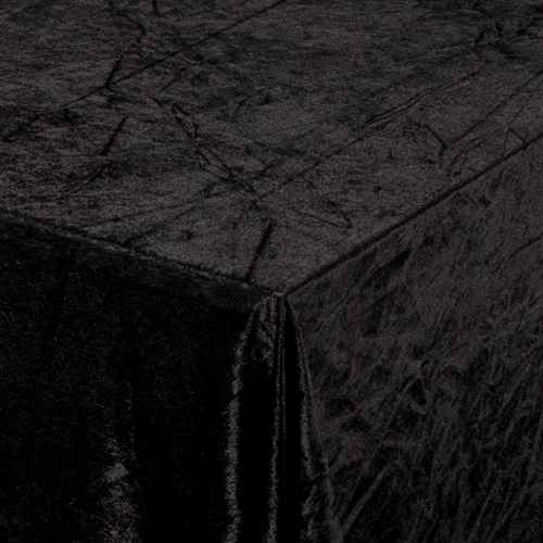 Fløyelsduk - 9 meter - Svart - Nervøs fløyel - Pakke med 9 meter