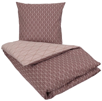 Sengetøj - 100% Bomuld - Stribet - 150x210 cm - Ekstra langt sengetøj 