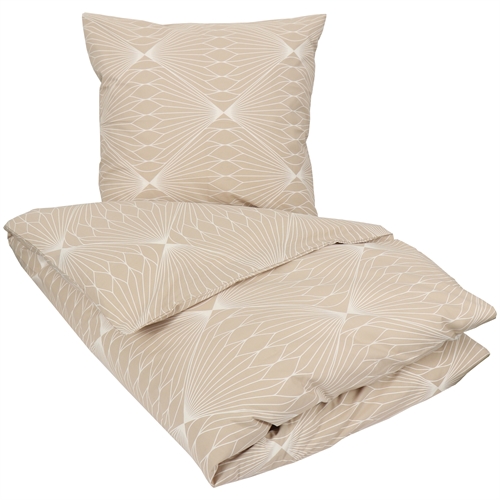 Sengetøj - 100% Bomuld - Stribet - 150x210 cm - Ekstra langt sengetøj 