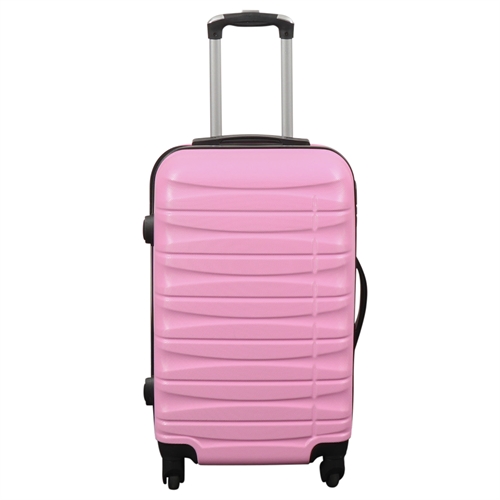 Kabinkoffert rosa - Hardcase - Liten koffert til reise