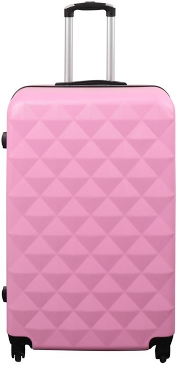 Koffert i rosa - Hard ABS / polykarbonat