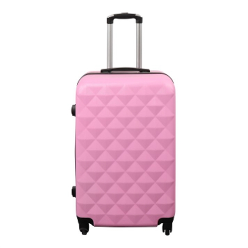 Koffert - Hardcase koffert - Str. Medium - Diamant rosa - Smart resekoffert