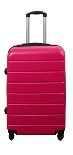 Koffert i rød - Hard ABS / polykarbonat