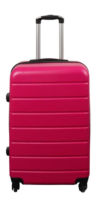 Koffert - Hardcase lettvektskoffert - medium størrelse - Rød - Praktisk reisekoffert