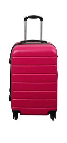 Kabinkoffert i pink/rosa - Hard ABS / polykarbonat
