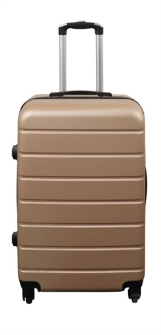 Koffert i gull - Hard ABS / polykarbonat