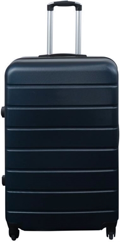 Koffert stor i Blå - Hard ABS / polykarbonat