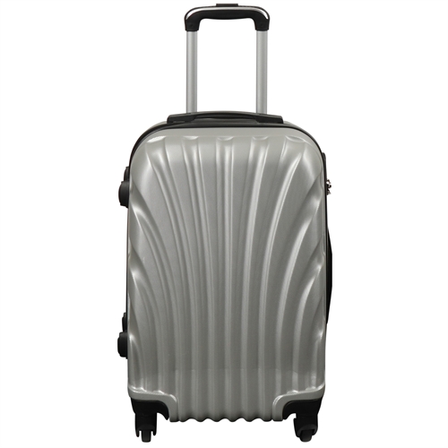 Kabinkoffert - Hardcase lettvekt koffert - Str. liten - Grå musling