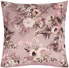 Putetrekk - 100% Bomullssateng - Flowers & Dots - Lavendel - 60x63 cm