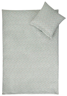 Junior sengetøy - 100x140 cm - 100% Bomullssateng - Summer turkis 