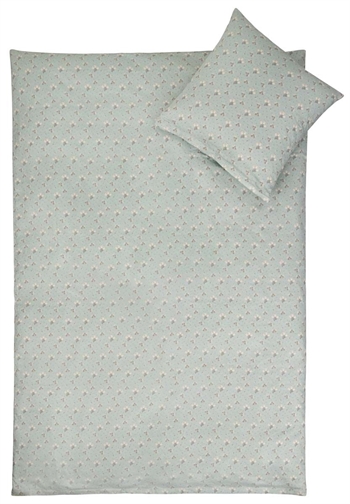 Baby sengetøy - 70x100 cm - 100% Bomullssateng - Summer turkis