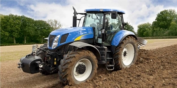 Badehåndkle barn - Blå Traktor motiv - 70x140 cm – Lekker og myk kvalitet