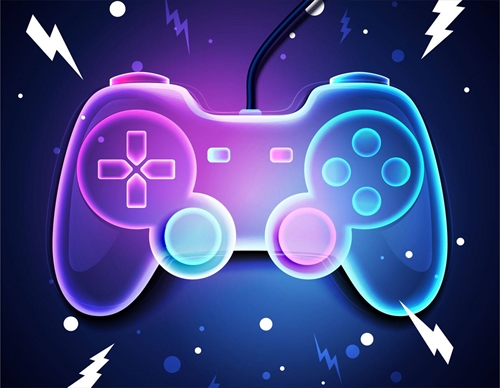 Barneteppe - Gamer motiv - 100x140 cm - Mykt og deilig fleece teppe - Borg living