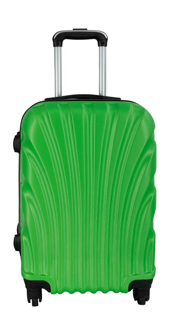 Koffert - Hardcase koffert - Medium størrelse - Grønn musling - Eksklusiv reisekoffert