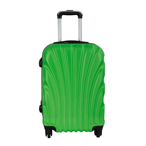 Medium koffert - Musling Grønn hardcase koffert - Eksklusiv reisekoffert