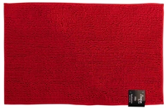 Badematte - Rød – 50x80cm – sklisikker badematte i Rød – Valmue - Premium By Borg