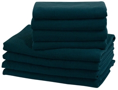 Microfiber håndklær - 8 stk - Grønn - Lette håndklær