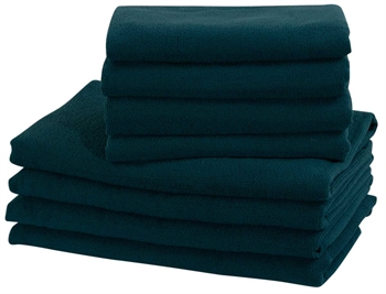 Microfiber håndklær - 8 stk - Grønn - Lette håndklær Håndklær , Håndkle materiale , Mikrofiber håndklær