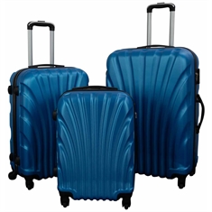Koffert - Musling mørkeblå - Praktisk hardcase-koffert