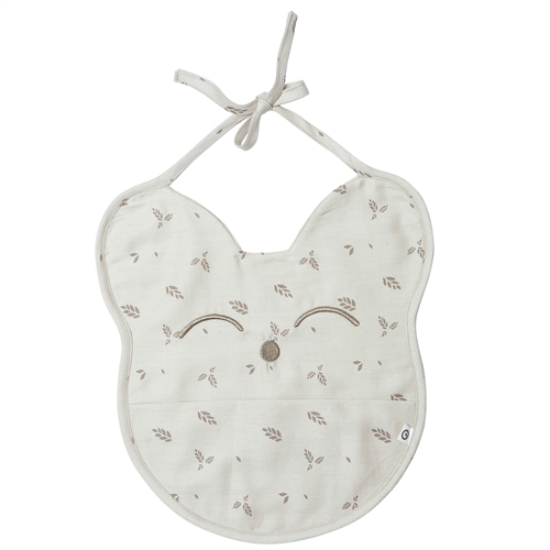 Hagesmekk - GOTS sertifisert økologisk bomull - Bjørnesavlesmekk med lomme - Desert Green - Müsli By Green Cotton